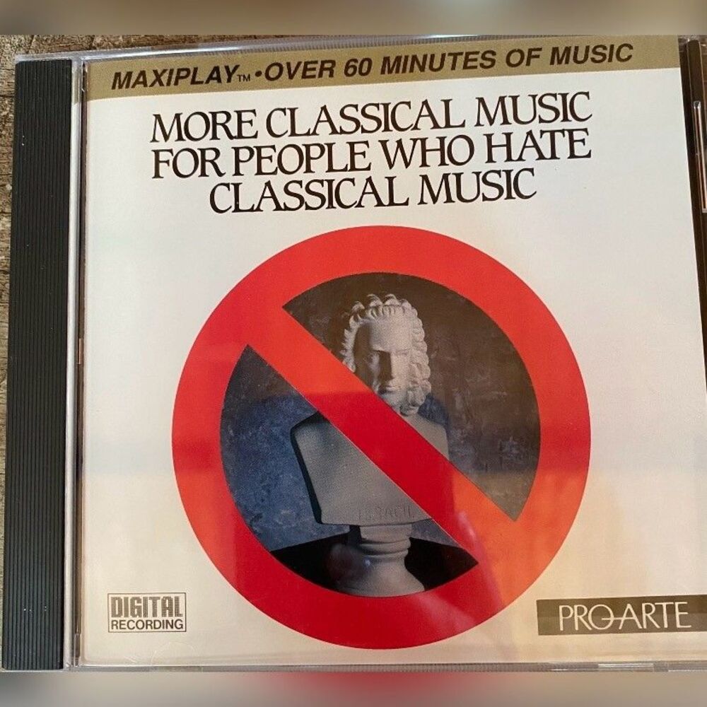 Vintage CD More Classical Music For People Who Hate Classical Music 1990 Pro Art
